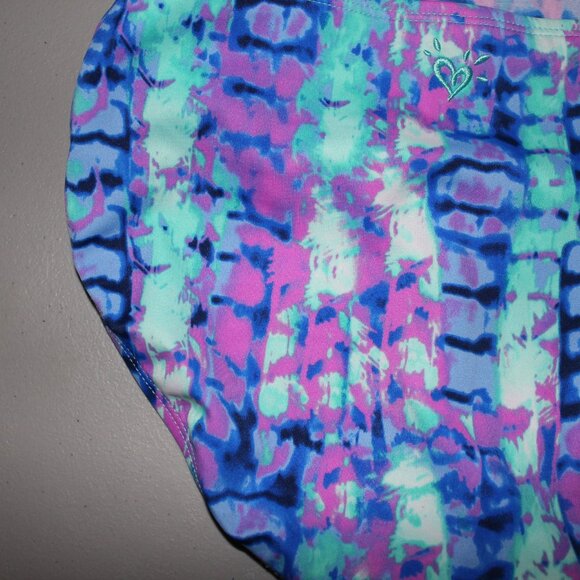 MUlti Color 2 Pcs Justice Tankinki Swimsuit Size 14 - Picture 10 of 10